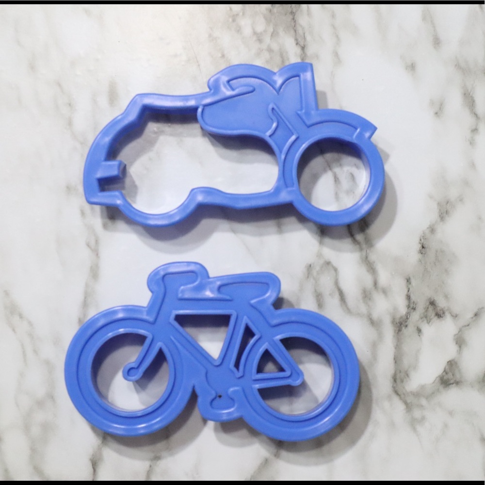 Motorcycle & Bicycle Cookie Cutters